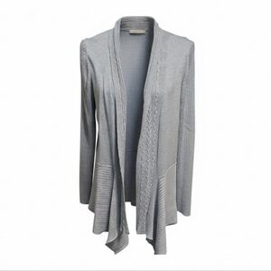 Verve Ami Soft Gray Open Cardigan